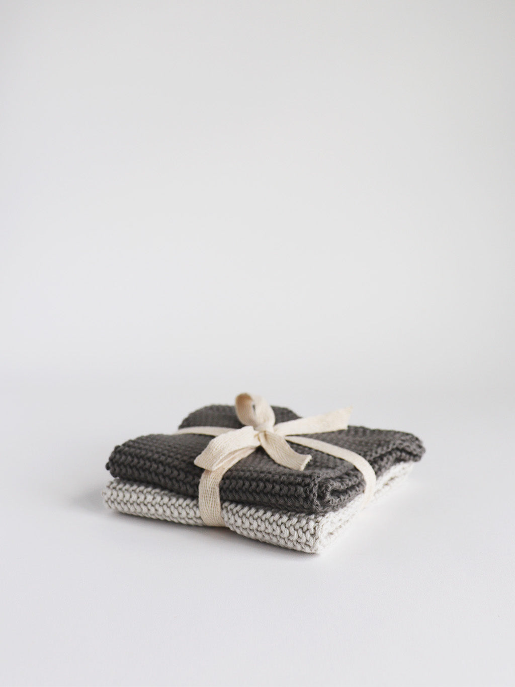10.5" Cotton Knit Dish Cloths - Set of 2