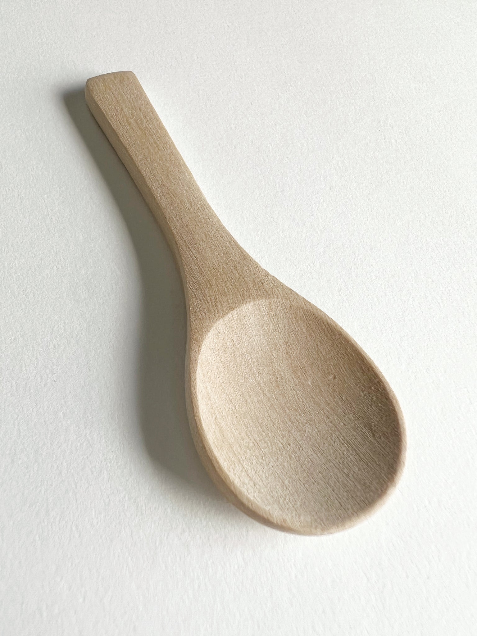 Hand Carved Condiment Spoon